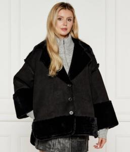 Шуба Oversize fit One Teaspoon, черный