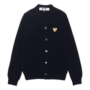 Кардиган COMME des GARCONS PLAY Cardigan Gold Emblem 'Navy' AZ-N050-051-2, темно-синий