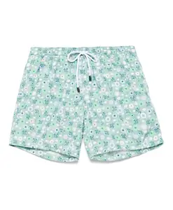 Плавки из полиэстера с боковыми карманами Barba, зеленый