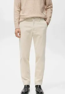 Брюки Mango, Kremowy Écru