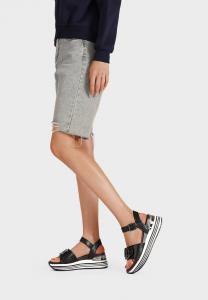 Босоножки на танкетке Sandali con plateau Queen Helena, черный