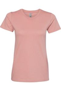 Женская хлопковая футболка Next Level, цвет desert pink