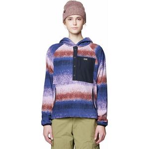 Пуловер Microchill с застежкой на шее - женский Mountain Hardwear Mountain Hardwear, Bourbon Brown Gradient Stripe