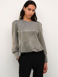 Блузка shaped fit Kansaskb 10104595 Karen By Simonsen, серебряный