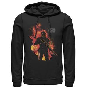 Мужская толстовка с принтом «Изгой-один: история штурмовика» и пламенем Star Wars