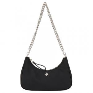 151 MERCER Кожаная сумка через плечо, Маленькая женская сумка на плечо Черная TORY BURCH