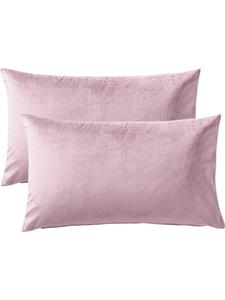 Redbest  Бархатные наволочки, комплект из 2 штук, цвет Kingsville, розовый