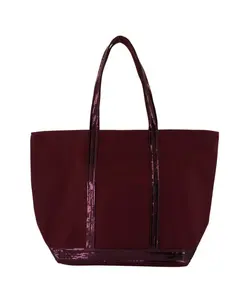 Фиолетовая хлопковая сумка-шоппер Vanessa Bruno, фиолетовый