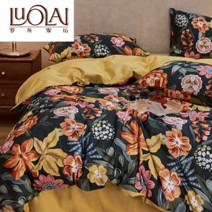 LUOLAI HOME Комплект постельного белья 2.0м, 4 предмета, пододеяльник 220x240 см, Lucy