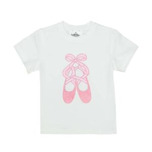 Балетная рубашка для девочки с пайетками, белая Belle Cher, белый