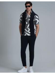 Тканевые брюки Lufian, темно-синий