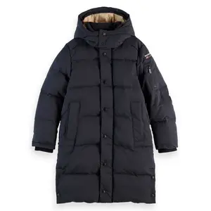 Куртка Scotch & Soda Longer puffer, серый