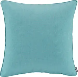 Х.ОК.К. Подушка декоративная "Искорка", однотонная, двусторонний чехол на подушку с наполнителем, 1 шт H.O.C.K. 40х60 см, бирюзовый/бирюзовый
