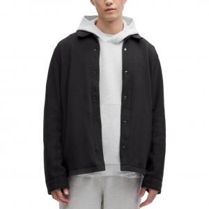 Флисовая рубашка классического кроя мужская Lululemon, черный