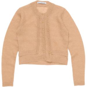 Коллекция Runway Show Series SS25, трикотаж, женская модель, цвет Acne Studios, бежево-желтый