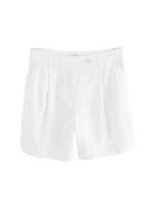 Обычные брюки со складками спереди Next, белый