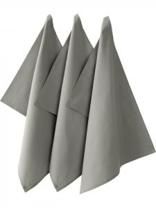 Redbest  Набор из 3 хлопковых кухонных полотенец "Сиэтл" серого цвета