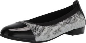 Женские балетки David Tate, Black Snake Print