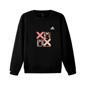 Свитшот Unisex с 3 полосками Adidas, черный