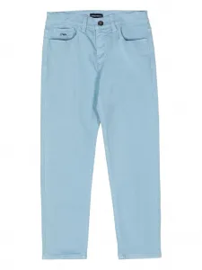 Джинсы с логотипом Emporio Armani Kids, синий