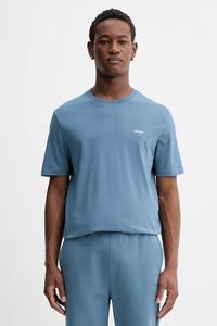 Хлопковая футболка HUGO, синий