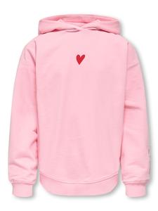 ONLY GIRLS Толстовка 'KOGHeart' в цвете Rose