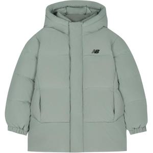 Пуховик FW25 детский New Balance, зеленый