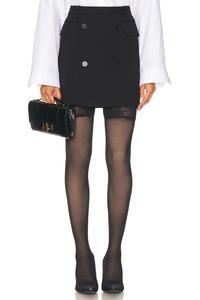 Мини-юбка приталенного кроя Balenciaga, Black