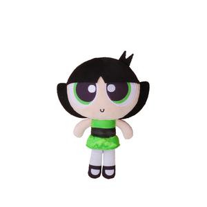 Warner The Powerpuff Girls милые мультяшные куклы плюшевые куклы высота 13см/23см/35см HUGKIS, Fluffy Teddy Bear (23cm)