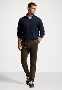 Топ с длинными рукавами LUXURY JERSEY QUARTER ZIP PULLOVER Polo Ralph Lauren, темно-синий