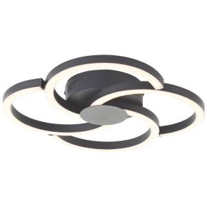 Потолочный светильник LIGHTBOX 69315 1, 34x34x34 см, черный