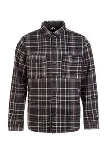 Рубашка из флиса Dewey с модным клетчатым узором Whistler, черный