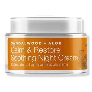 Успокаивающий ночной крем с сандалом и алоэ вера для восстановления и успокоения кожного барьера. Urban Veda