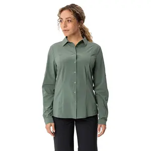 Рубашка VAUDE Farley Stretch, зеленый