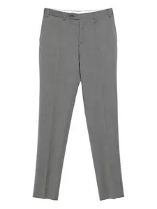 Шерстяные брюки с бахромой Canali, серый