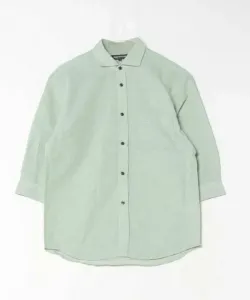 Рубашка COOLMAX из французского льна с рукавом 3/4 Union Station, цвет Mint