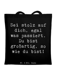 Сумка-шоппер со слоганом Как справиться с разочарованиями черного цвета Mr. & Mrs. Panda