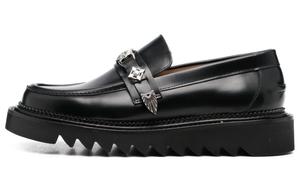 TOGA VIRILIS Двухцветные мокасины с бляшками