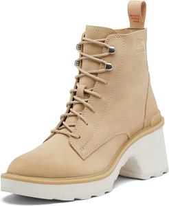 Женские ботинки Sorel Hi-Line на каблуке с шнуровкой, Ceramic, Chalk