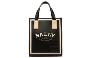 Crystalia Сумка-тоут из телячьей кожи Мини Женская Чёрная BALLY