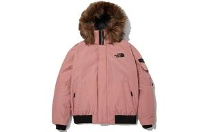 Пуховик унисекс нежно-розовый The North Face, розовый