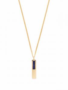 Позолоченное колье с лазуритом Tom Wood, золотой