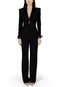 Комбинезон Silence приталенный, черный