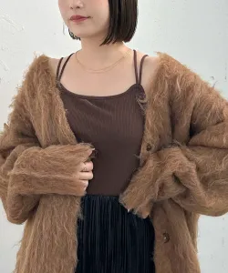 Случайная махровая майка с перекрестными лямками Archives, цвет Brown