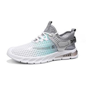 SHOUBA Низкие повседневные мужские кроссовки бело-серые, цвет White Gray