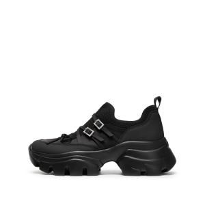 Высокие массивные кроссовки унисекс Staccato, truffle черный