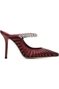 Jimmy Choo Burgundy bing 100 heels
