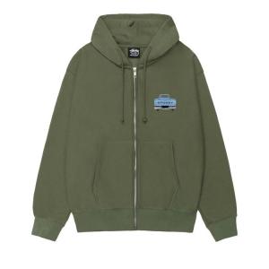 Худи Stussy Pickup Zip Hoodie, Olive