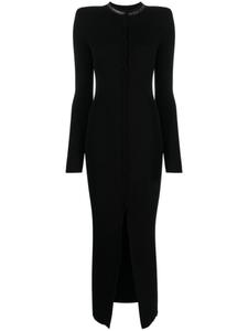 Gcds платье макси Bling в рубчик, черный