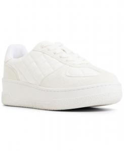 Женские спортивные кроссовки Deevale Fashion на шнуровке ALDO, White Quilted